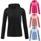 thumbnail image 1 of Chaqueta a prueba de viento para mujer, cálida, antiestática, impermeable, con capucha, cómoda, para viajes de senderismo, 1 of 7