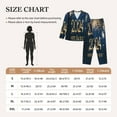 thumbnail image 6 of Junzan Happy New Year 2024 (3) Print Womens Pajama Sets,Long Sleeve Button Down For Women Pjs 2 Piece, 6 of 9
