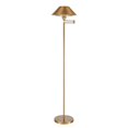 thumbnail image 2 of Arcadia 63'' High 1-Light Floor Lamp - Aged Brass, 2 of 2