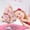 Pink, variant on Ikohbadg Small Pink Christmas Tree, 24 Inch Tabletop Mini Artificial Xmas Tree with LED String Lights & Hanging Ornaments, Battery Operated Desktop DIY Christmas Tree for Christmas Decorations
