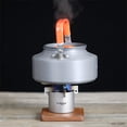 thumbnail image 3 of Carevas Mini Lightweight Titanium Liquid Spirit Furnace with Cross Stand Rack for Outdoor Camping Backpacking Hiking, 3 of 7