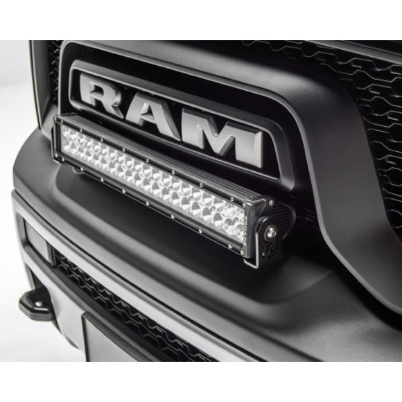 Zroadz Z324552-KIT Light Bar- LED 20 Inch Length; LED; Clear Lens; Black Housing; Front Bumper Top Mount; With Mounting Kit and Universal Wiring Harness