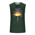 thumbnail image 4 of Byworldtasic Men's Sleeveless Tank Mens Beach Tank Tops Sleeveless Shirts for Men Summer Hawaiian Graphic Workout Gym Shirts Palm Tree Tops, 4 of 5