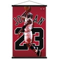thumbnail image 1 of Michael Jordan - Jersey Wall Poster, 22.375" x 34" Framed, 1 of 4
