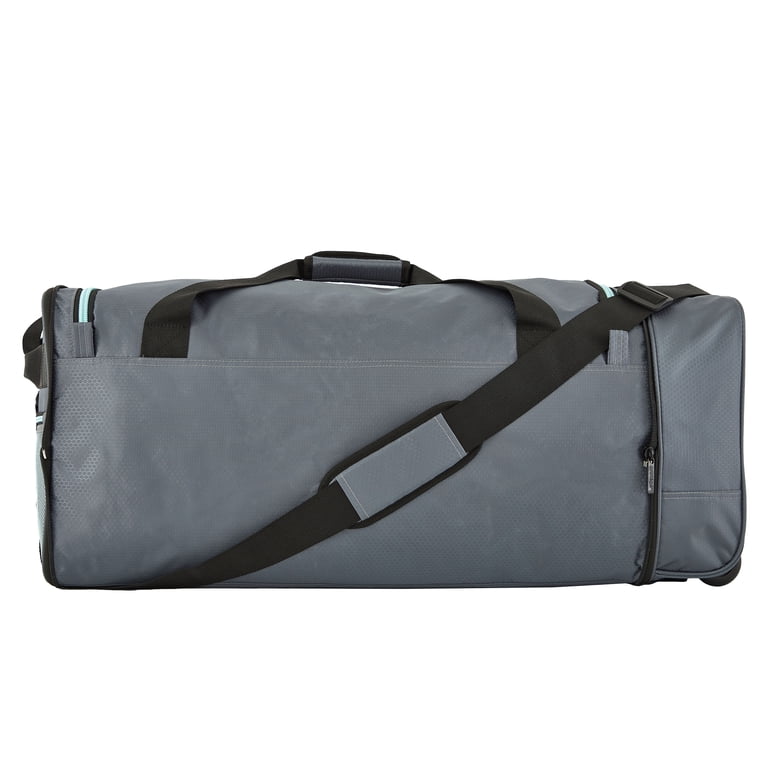 Protege 32-Inch Compactible Rolling Duffel Bag, Gray photo 7