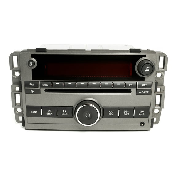Restored 2008 Saturn Vue Gray OEM AM FM CD MP3 Radio w Auxiliary Input 25875839 Unlocked (Refurbished)