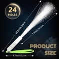 thumbnail image 4 of 24 count White LED Fiber Optic Wands, Wedding & Party Supplies, Glow & Flashing Wands for Glow Party, Bar DJ, Halloween &  Year, 4 of 6
