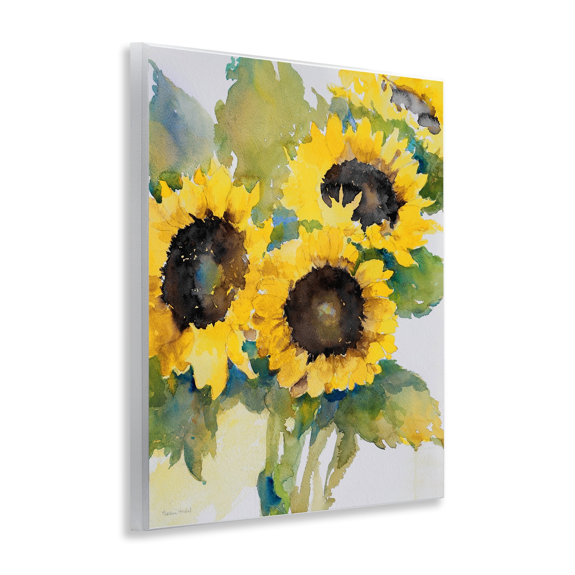 Stupell Industries Blooming Sunflower Bundle Botanical & Floral Painting Unframed Art Print Wall Art, 11 x 14