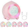 thumbnail image 1 of Réveil de Veilleuse pour Enfants, Led Allumer le Réveil des Enfants pour les Filles Garçons Lampe Numérique Réveil Veilleuse Réglable Volume Snooze U, 1 of 5