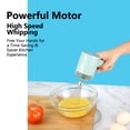 thumbnail image 4 of BE-TOOL Wireless Household Electric Egg Beater with 2 Stirring Rods 1200mA Kitchen Egg White Whipper 3 Speed Modes Low Noise, 4 of 8