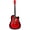 Red, variant on Ktaxon 41 Inch Cutaway Acoustic Guitar for Beginners, Full Basswood Body with Complete Starter Kit, Sunset Color