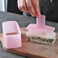 thumbnail image 3 of 2 Sets Rice Ball Molds Rice Spoons Sushi Makers Onigiri Making Molds Rice Molds, 3 of 7