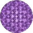 thumbnail image 1 of Ahgly Company Indoor Round Patterned Heliotrope Purple Area Rugs, 5' Round, 1 of 6