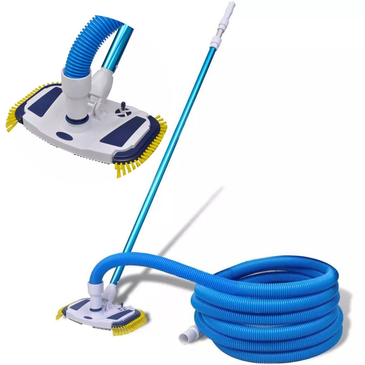 Pool Cleaning Tool Vacuum with Telescopic Pole and Hose for Inground