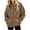 Brown, variant on AKOEE Womens Oversized Hoodie with Pockets Plain Hooded Sweatshirts Casual Drawstring Long Sleeve Pullovers (XL, Purple)