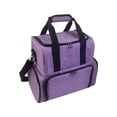 thumbnail image 4 of Bolsa de almacenamiento de esmalte de uñas de doble capa Estuche de esmalte de uñas Capacidad para 80 botellas 15ml 0.5 fl Bolso portátil púrpura Sunnimix Estuche de transporte de esmalte de uñas, 4 of 8