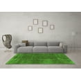 thumbnail image 3 of Ahgly Company Indoor Rectangle Abstract Green Modern Area Rugs, 8' x 10', 3 of 4
