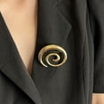 thumbnail image 4 of Giaone Unique Vortex Lapel Jewelry Adornment Stylish Vortex Shaped Lapel Pin Ornament, 4 of 12