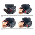 thumbnail image 2 of Camera Waist Belt Clip Quick Release V Plate Mount Anti-Shake Fast Switch Tool for SLR Gimbal Shoulder Strap Clamp,1x Camera Waist Belt Clip,Black&Red, 2 of 8