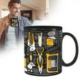 thumbnail image 2 of 11Oz Ceramic Tool Box Coffee Mug, Hyper Realistic Mechanic Drawer Design, Comfort C-Handle, Daily Use Heat-Resistant Cup, Perfect Gift for Car Lovers, Diy Handyman Office Home, 1 Toolbox Ceramic Mug, 2 of 9