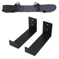 thumbnail image 1 of Snowboard Wall Rack, Alloy Steel Universal Snowboard & Skateboard Wall Mount Display Racks, 30lbs Bearing Floating Short Board & Long Board Storage for Garage, Home, Apartment, 1 of 7