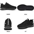 thumbnail image 4 of YAZI  Mens Air Athletic Running Tennis Shoes Lightweight Sport Gym Jogging Walking Sneakers US 6.5-US12, 4 of 9