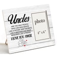 thumbnail image 1 of Marco de madera para fotos de Zauly Best Uncle Gift, 10 x 15 cm, 1 of 6