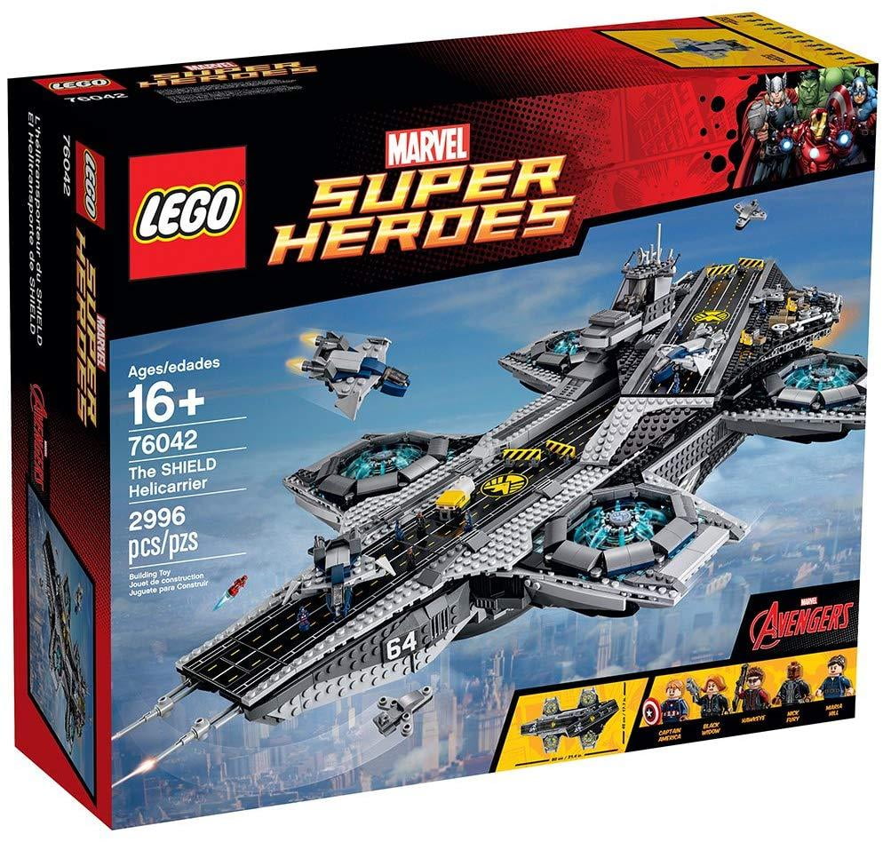 MARVEL SHIELD Helicarrier Acrylic Display Stand for Lego model 76042