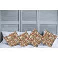thumbnail image 2 of Ambesonne Colorful Throw Pillow Cover 4 Pack, Nerd Bohem Cat Kitten, 18", Multicolor, 2 of 7