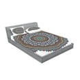 thumbnail image 2 of Ambesonne Mandala Fitted Sheet & Pillow Sham Set, Vintage Moroccan Motif, Queen, Multicolor, 2 of 2