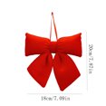thumbnail image 3 of Christmas Wreath Bow, Christmas Tree Bows Xmas Bows Decoration Bows- Christmas Tree Pendants And Ornaments, 3 of 6
