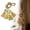 Gold, variant on Curtain Ensemble with Two Drapery Cords Ties and Decorative Rings Includes Device for Elegant Room Décor,37.79 in,Gold