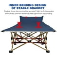 thumbnail image 4 of Slsy Folding Camping cot Folding cot, Camping Cot for Adults Portable Folding Outdoor Cot with Carry Bag for Outdoor Travel Camp Blue, 4 of 7