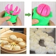 thumbnail image 4 of 2 piezas chino Baozi fabricante de bollos rellenos al vapor de plástico que hace el molde herramienta de cocina Bao Steamer Dumpling Maker, 4 of 5