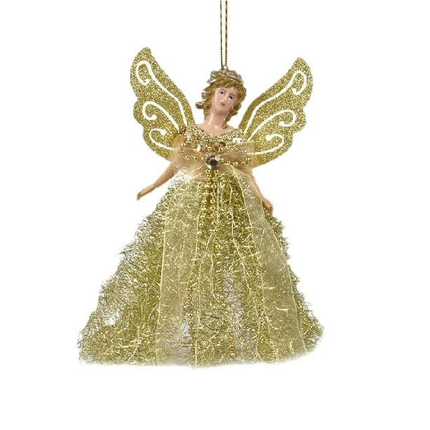 TQEHS Muñecos de peluche de ángel de Navidad para colgar adornos para árbol de Navidad, decoración de fiesta, nuevo W9W2
