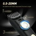 Sejoy Men's Beard & Mustache Grooming Machine, Adjustable Trimmer with