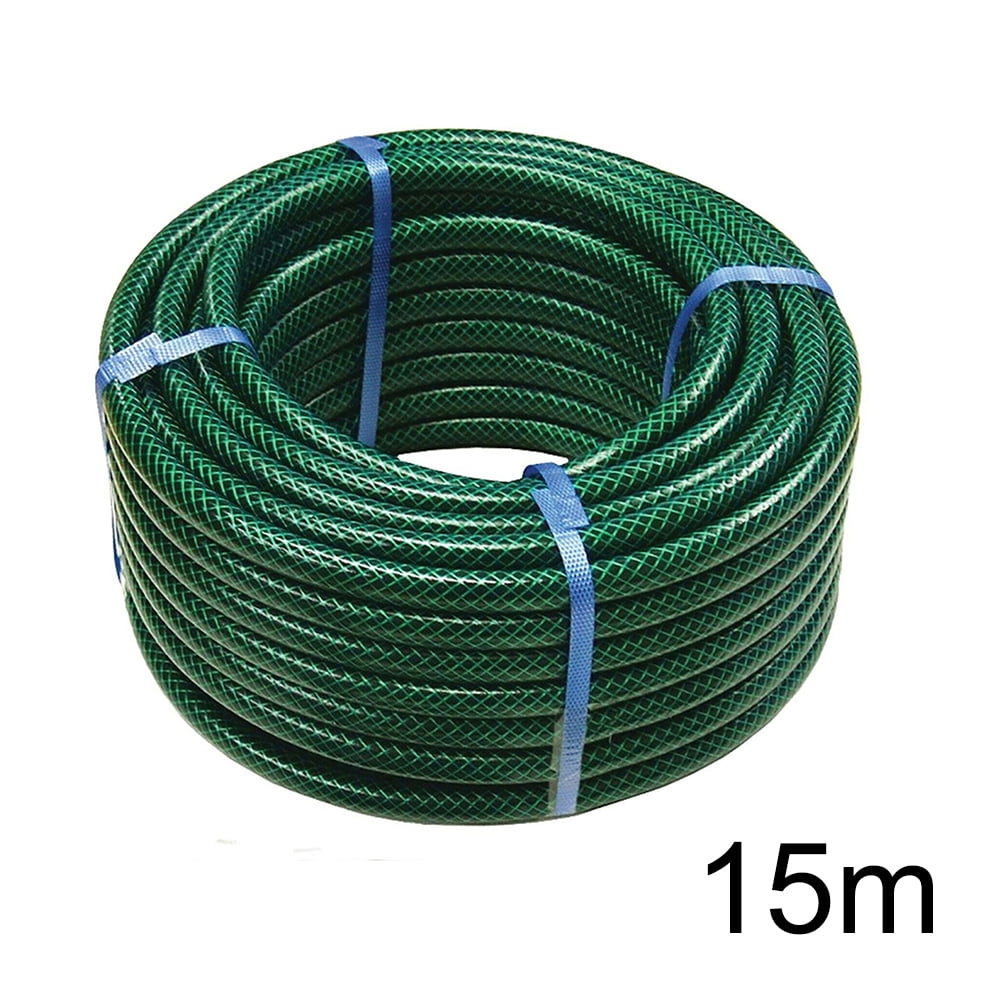15m Heavy Duty 6 Layer PROFESSIONAL GREEN Reinforced Garden Hose Pipe/ Non-Kink 