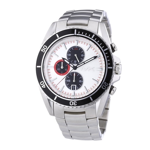 Michael Kors Men's Lansing, Silver Tone Bracelet, Round Dial, Chronograph Watch MK8339