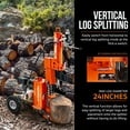 thumbnail image 3 of SuperHandy Gas-Powered Log Splitter - 7HP 209CC 25 Ton Hydraulic System 16" Max Wood Diameter, 3 of 7