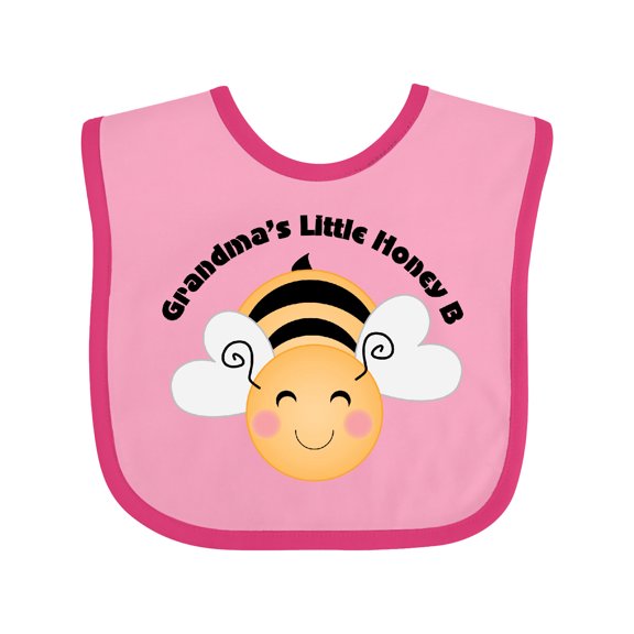 Inktastic Grandma's Little Honey Bee Boys or Girls Baby Bib