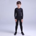 thumbnail image 4 of Mallas de entrenamiento para niños, ropa deportiva de otoño e invierno, ropa de fondo, baloncesto, fútbol, ropa de secado rápido, ropa de fitness para niños y niñas, 4 of 5