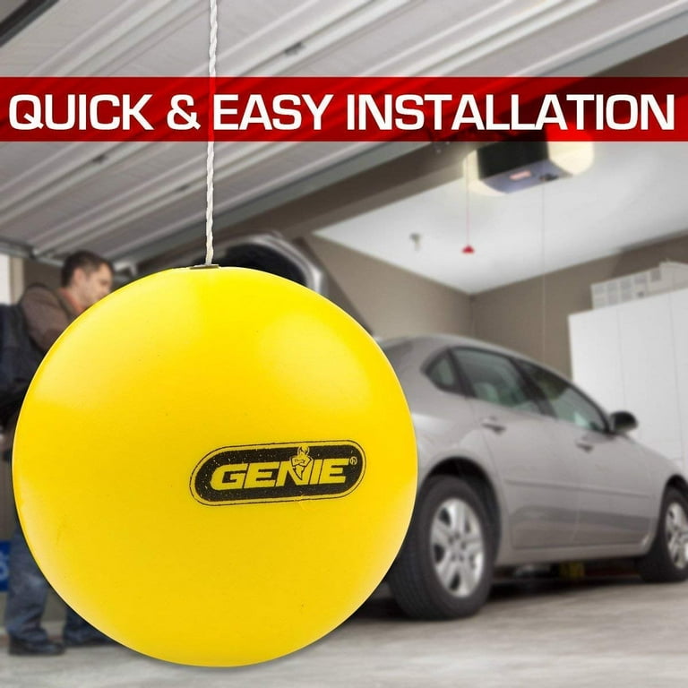 Genie Yellow Perfect Stop Parking Aid Retractable Ball Compatible