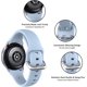 thumbnail image 3 of Paquete de 4 correas delgadas de silicona suave compatibles con Samsung Galaxy Watch Active 2 de 40 mm, 44 mm y Galaxy Watch Active, pulseras deportivas impermeables de 20 mm., 3 of 5