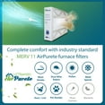thumbnail image 3 of X6670, FC100A1029  Replacement Filter | AirPurete AP-LX16255 | Actual Size 15-3/4" x 24-3/4" x 4-3/8" (16x25x5) | Merv 11 | Pack of 3, 3 of 5