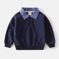 thumbnail image 6 of Akiihool Baby Boy Outfit Baby Boy Clothes Girl Outfits Fashion Sweatshirt Sweat Pant Kids Toddler Tops Pant Sets Navy,3-4 Years, 6 of 6