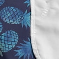 thumbnail image 4 of Modern Microwave Oven Cover, Pineapple Pattern Exotic Fruit in Digital Watercolor Illustration, Water Resistant Organizer with Pockets for Kitchen, 36" x 12", Night Blue Turquoise, by Ambesonne, 4 of 4