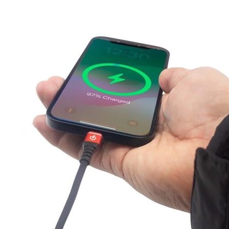 RidePower RPUSBCUSBC75 7.5' USB-c to USB-c Rugged Phone Charging Cable