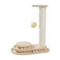 thumbnail image 1 of Poste rascador para gatos domésticos, juguete interactivo, suministros para mascotas, poste rascador resistente con bolas de madera para jugar con gat, 1 of 9