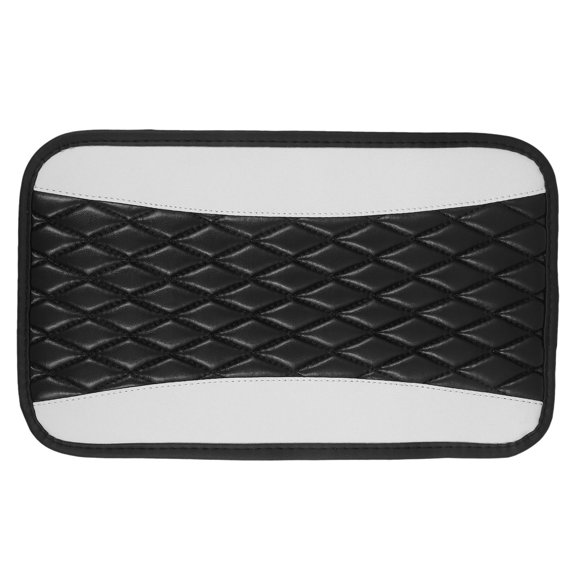 Uonlytech Car Armrest Cover Pad Center Console Cushion Cover PU Anti Wear Multi 1Pcs