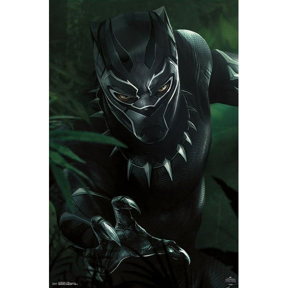 Marvel Cinematic Universe - Black Panther - T'Challa Wall Poster, 22.375" x 34"
